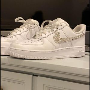 Rhinestone Air Force 1s